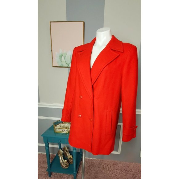 Pendleton Coat, Pea Coat Women, Short Wool Coat - Picture 3 of 6